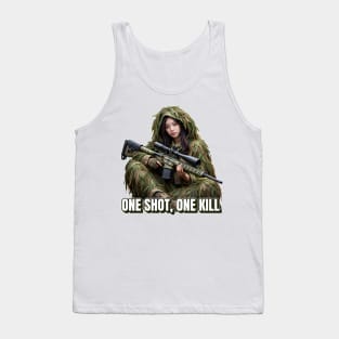 Sniper Girl Tank Top